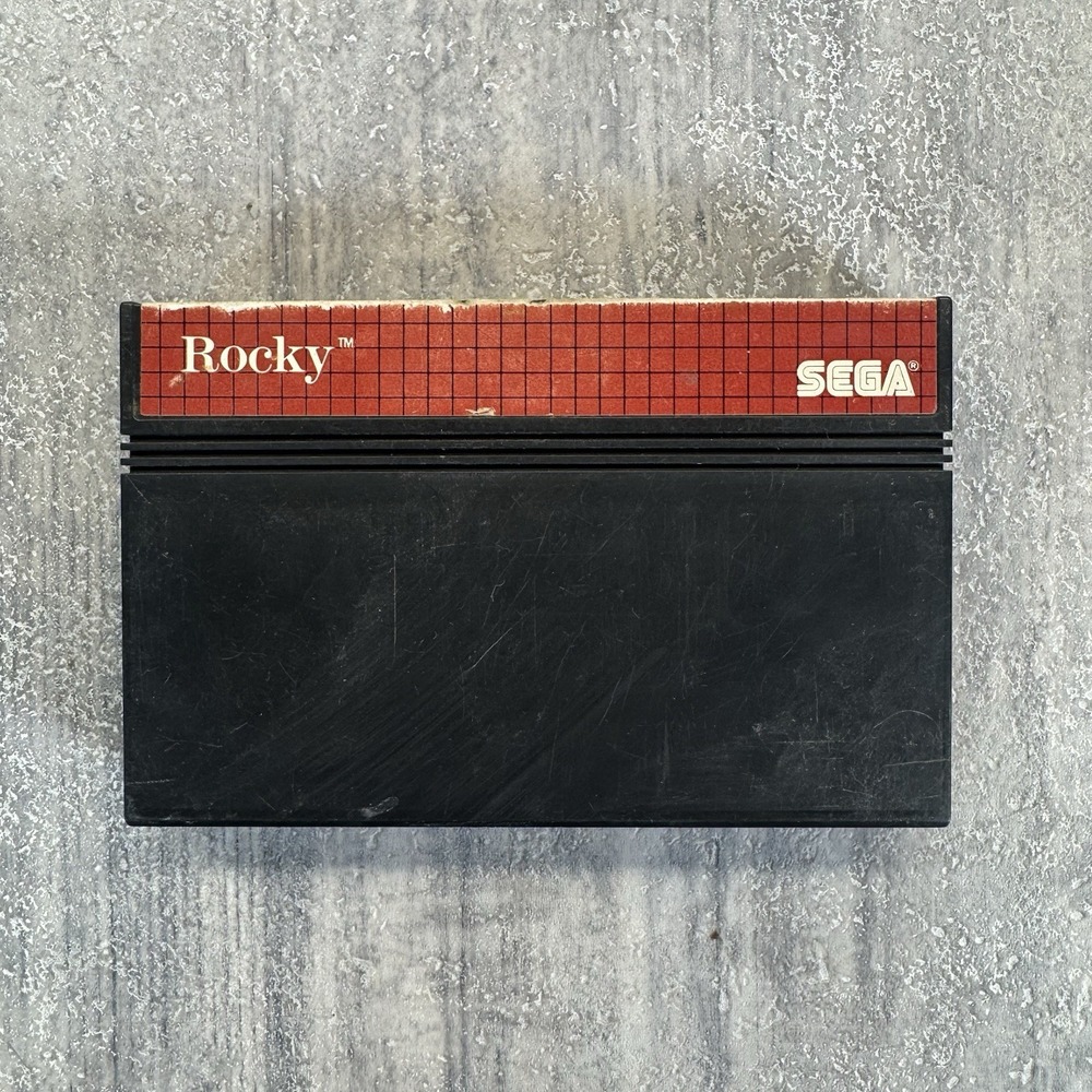Rocky - Vintage 1987 Sega Master System Game Cartridge